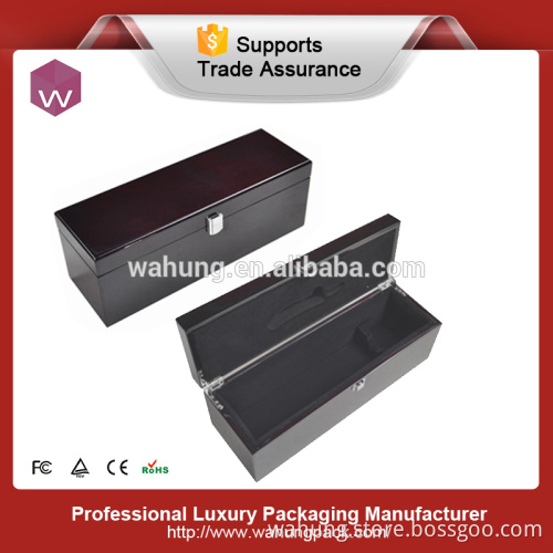wine glass bottle gift wooden box